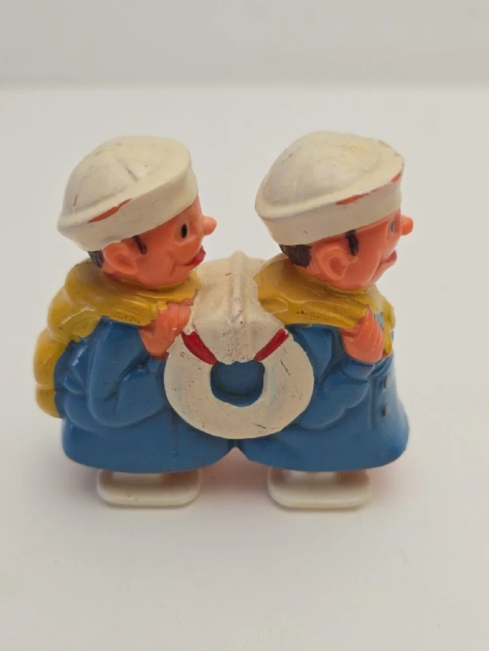 Vintage 60's Louis Marx Navy SAILORS Plastic Ramp Walker Toy Hong Kong